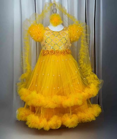 👗✨ Baby Party Gown (পরী ড্রেস) ✨👗