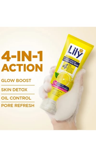 Lemon Facewash 100ml - Image 3