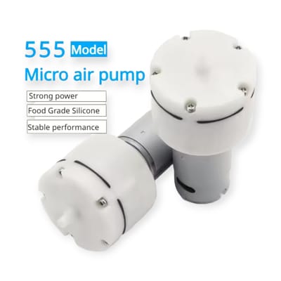 DC 12V Micro Vacuum Pump | 12W Low Noise Air Pump | Negative Pressure Mute Pump for Medical & Fish Tank Aeration