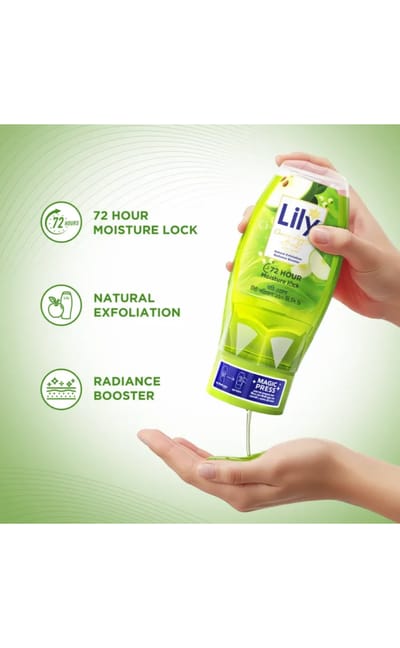 Lily Green Apple Burst Body Wash 250ml - Image 2