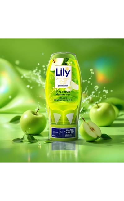 Lily Green Apple Burst Body Wash 250ml - Image 4