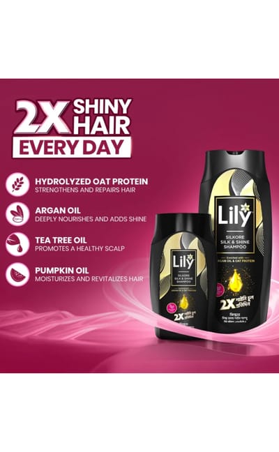 Silkore – Silk & Shine Shampoo 170ml - Image 2