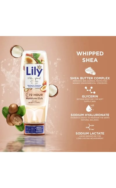 Lily Whipped Shea Body Wash 500ml - Image 2