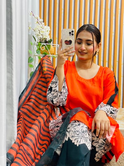 Orange Fury Three Piece