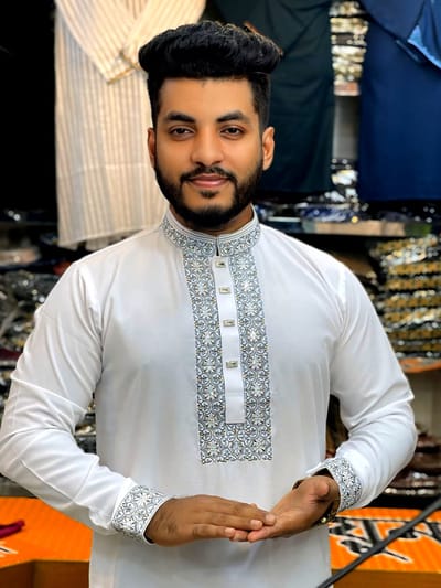 এমব্রয়ডারি পাঞ্জাবি - Image 3