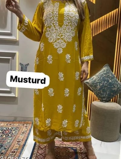 LUCKNOW STITCH MUSTARD