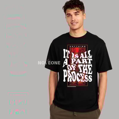 NoveOne N25048– Premium Oversized T-Shirt (Color: Black)