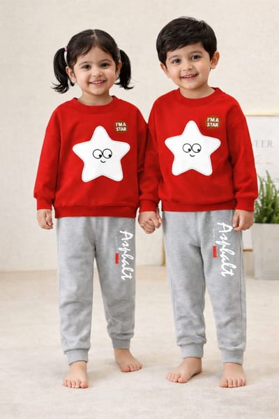 Elegant Stylish Baby sweet shirt & hoody and trouser Set - Image 1