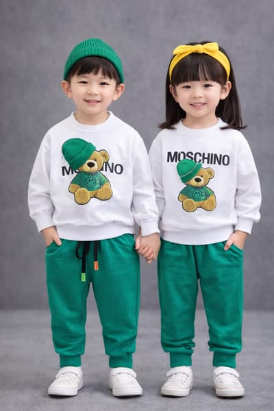 Elegant Stylish Baby sweet shirt & hoody and trouser Set - Image 6