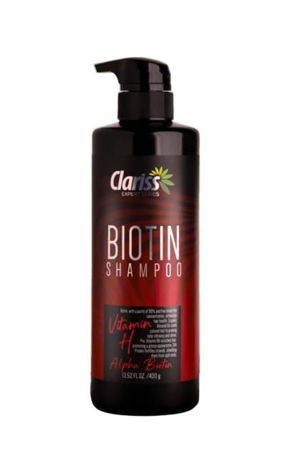 Clariss Biotin Shampoo Vitamin H Alpha Biotin 400ml - Image 1