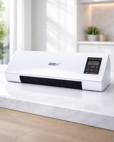 GearUP Remote Controlled AC Style Room Heater – 1800 Watts, Wall or Table Mount