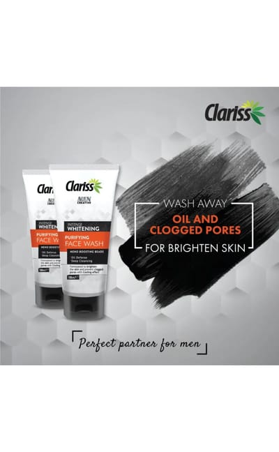 Clariss Intense Purifying Face wash 100ml - Image 3