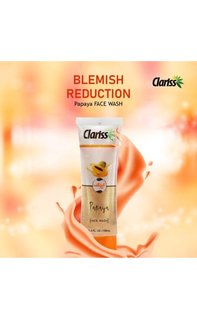 ক্ল্যারিস পাপায়া ফেসওয়াশ 100ml ।CLARISS Papaya Face Wash 100ml - Image 3