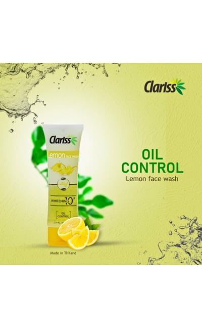 CLARISS LEMON FACE WASH 100ml - Image 2