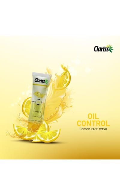 CLARISS LEMON FACE WASH 100ml - Image 4