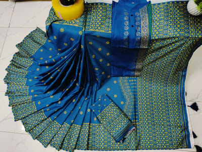 Sharee Panjabi Couple with Blouse Piece - Image 17