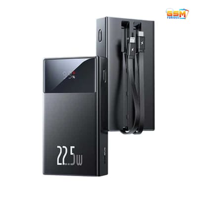 Baseus PPXD2-10 22.5W 10000mAh Fast Charging Power Bank with Builtin Cable