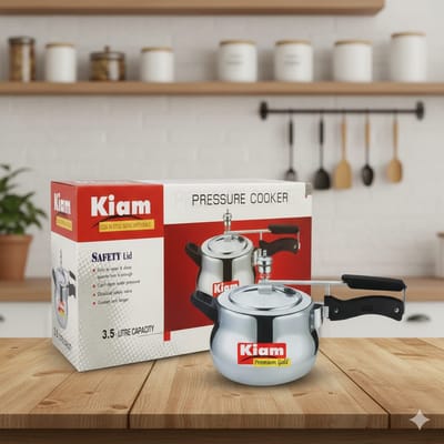 Kiam Premium Gold Pressure Cooker 3.5 L