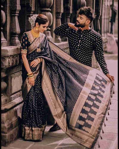 Sharee Panjabi Couple Set - Image 1