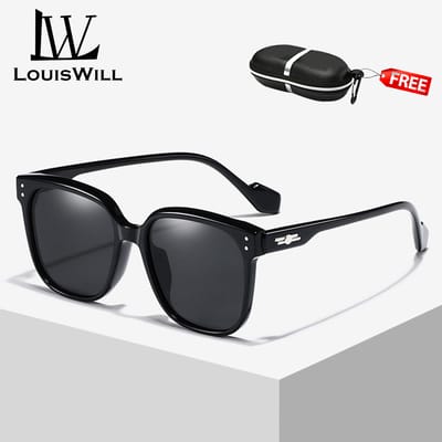 LouisWill UV400 Eyes Protection Day Night Dual Use Fashion Women Sunglass