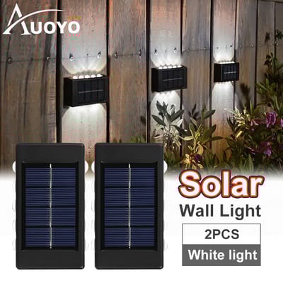 Auoyo 2LED10LED Solar Wall Light