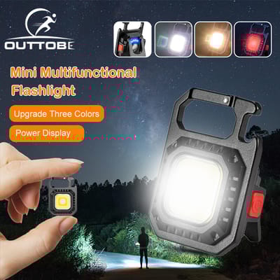🔰✅Outtobe USB Charging Emergency Portable COB Mini Flashlight