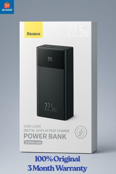 Baseus 30,000mAh (22.5W) Digital Display Fast Charge Power Bank