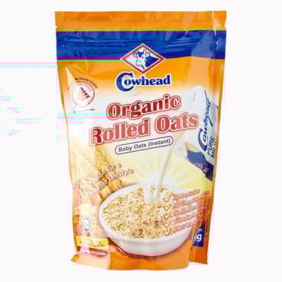 Cowhead Organic Rolled Oats - 500gm