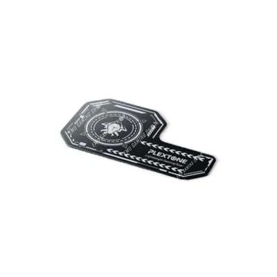 Plextone P Shape Magnetic Metal Sheet Sticker