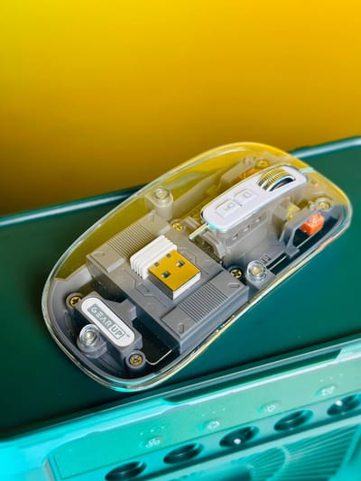 GearUP WM30 Transparent Crystal Wireless Mouse 🖱️