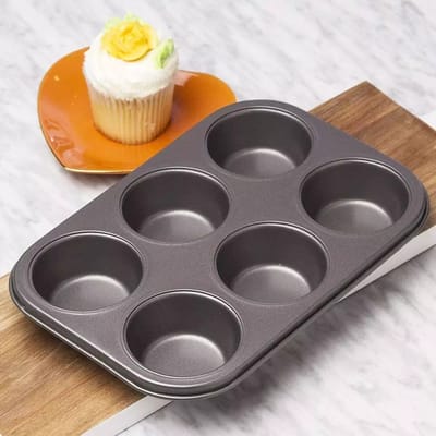 Cake Mold 6 Holes Small Muffin Cup Pan Bakeware