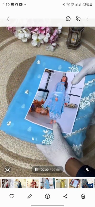 Azure Unstitch Dress 💙