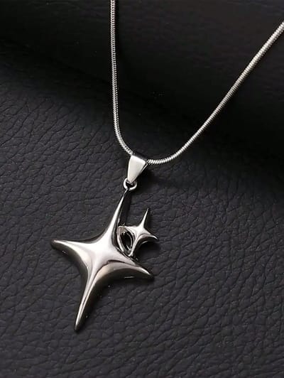 y2k double star necklace - Image 2