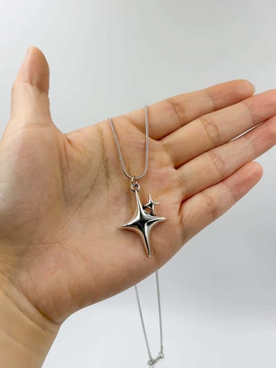 y2k double star necklace - Image 5
