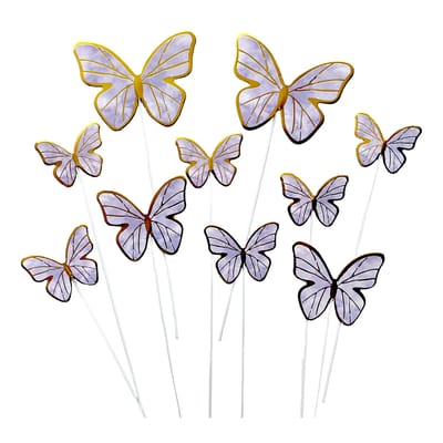 Butterflies Cake Topper Set
