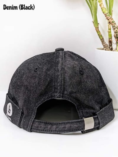 ব্রিমলেস ক্যাপ ( ব্লাক )