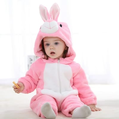 Rabbit One Piece Baby Jumpsuit - Image 6