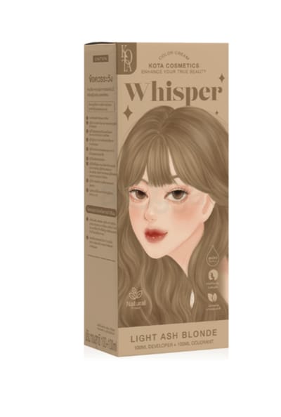 Kota Cosmetics Hair Color Cream WHISPER-Light Ash Blonde - Image 1