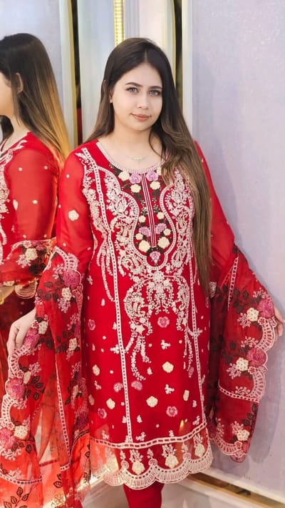 পাকিস্তানি ডিজাইন 4-পিস সাদ বাহার টিস্যু সেট - Image 2