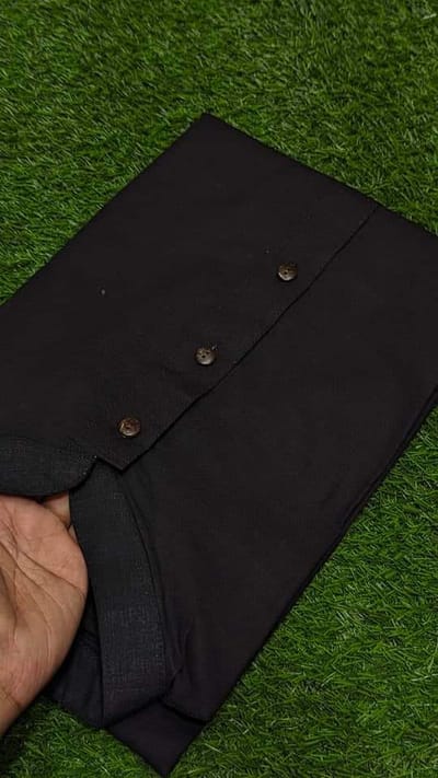 খাদি বাচ্চাদের পাঞ্জাবি - Image 4