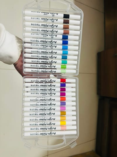 Acrylic Brush Pen - 24 Colors