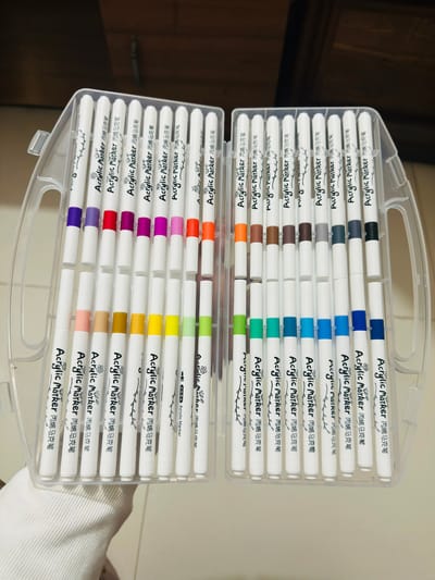 Acrylic Brush Pen - 36 Colors