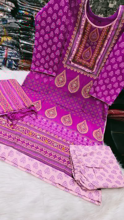 আড়ং বুটিক থ্রি পিস - Image 4