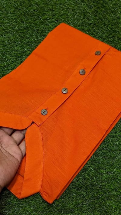 খাদি বাচ্চাদের পাঞ্জাবি - Image 7