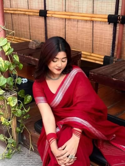 Half Silk Nokshi pair sharee