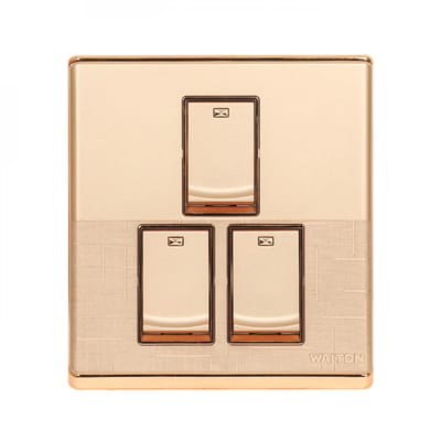 WF3GS1 3 GANG SWITCH - 1 WAY