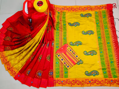 শাড়ি পাঞ্জাবি কাপল সেট - Image 4