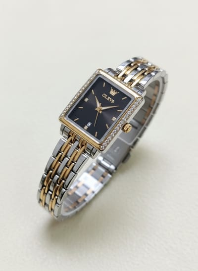 OLEVS Emerald Square Ladies Watch - Image 1