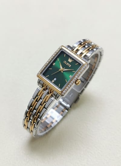 OLEVS Emerald Square Ladies Watch - Image 2