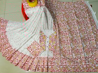 পাঞ্জাবি & শাড়ি কাপল সেট - Image 4